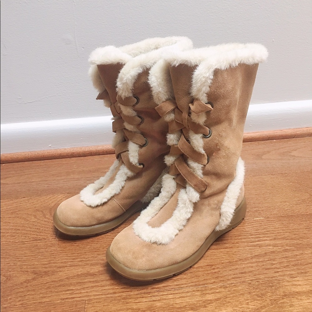 Aerosoles fur lined winter boots